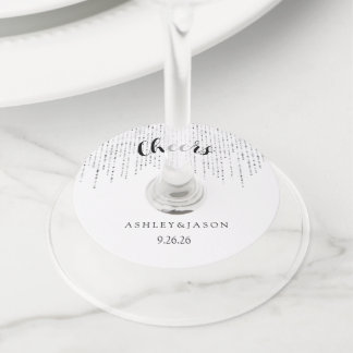Etiqueta Para Taça De Vinho Casamento