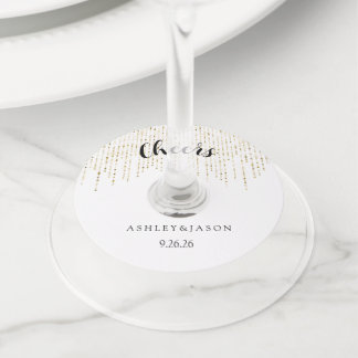 Etiqueta Para Taça De Vinho Casamento
