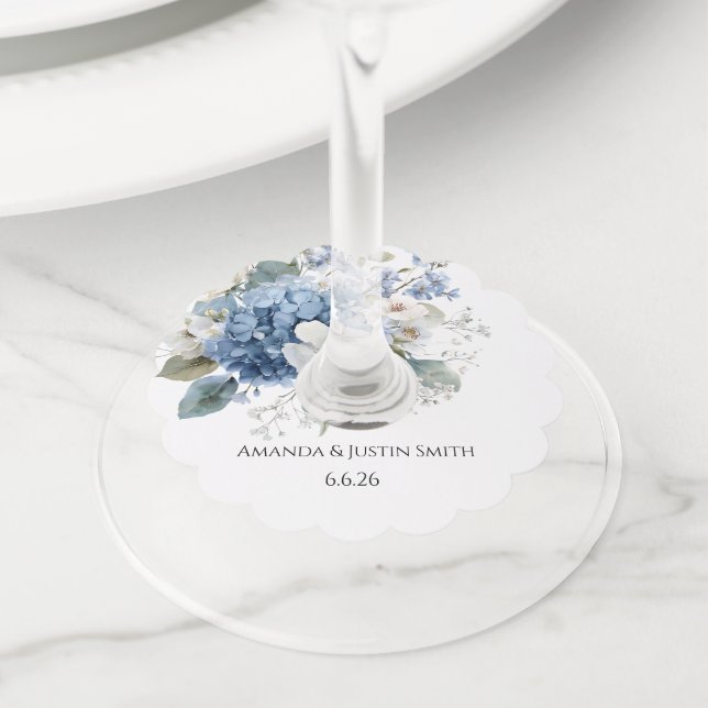 Etiqueta Para Taça De Vinho Casamento  (Close Up)