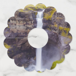 Etiqueta Para Taça De Vinho Cascata do Haifox, Islândia