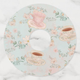 Etiqueta Para Taça De Vinho Chá de Bebê Chá de Criança Elegante Chá de Panela