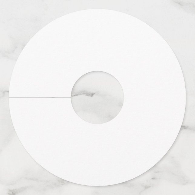 Etiqueta Para Taça De Vinho Crie o seu próprio branco (Frente)