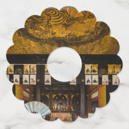 Etiqueta Para Taça De Vinho Dentro Konchi-In templo, Quioto