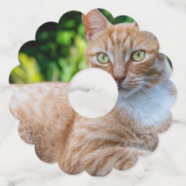 Etiqueta Para Taça De Vinho Doce gatinho