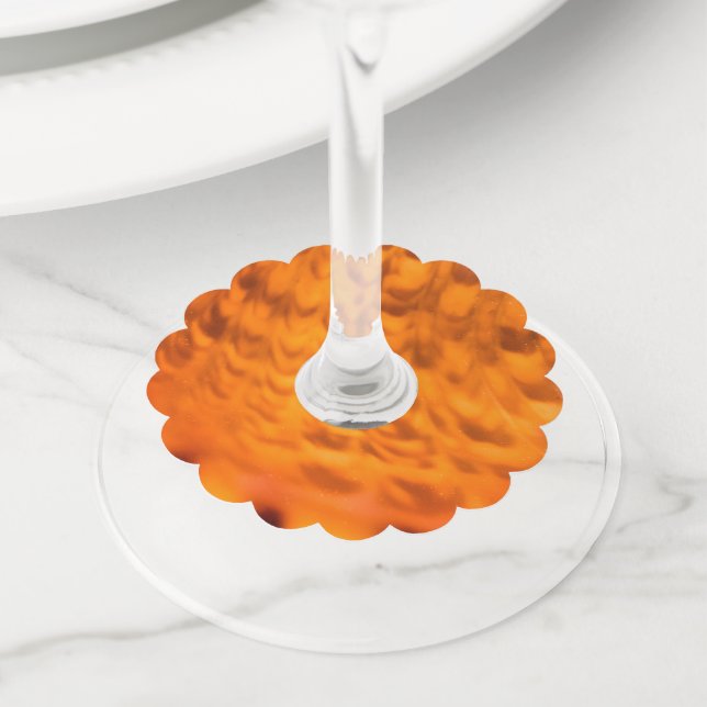 Etiqueta Para Taça De Vinho Enxertia em rede (Close Up)