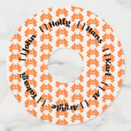 Etiqueta Para Taça De Vinho Festa de Natal de 1988