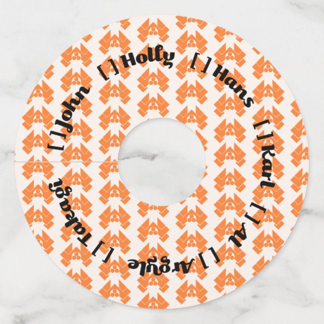 Etiqueta Para Taça De Vinho Festa de Natal de 1988 (Frente)