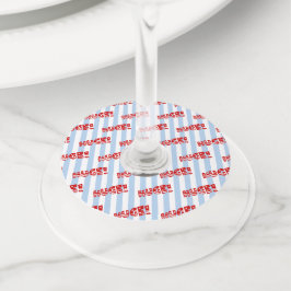 Etiqueta Para Taça De Vinho Festa de Recepção de Celebração ENORME de Trump