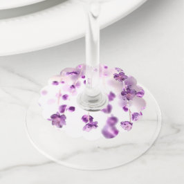 Etiqueta Para Taça De Vinho Flor de cerejeira
