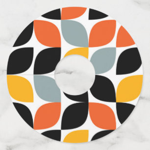 Etiqueta Para Taça De Vinho Ideia colorida, única, de tendências, de folha urb
