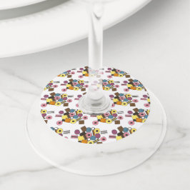 Etiqueta Para Taça De Vinho Licorice All Sorts Aplica doces doces