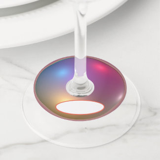 Etiqueta Para Taça De Vinho Luz e sombra