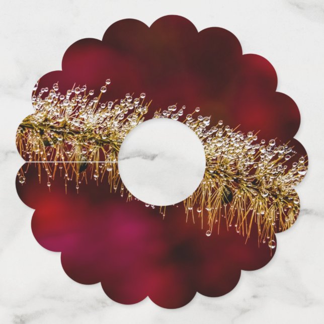 Etiqueta Para Taça De Vinho Manhã (Verso)