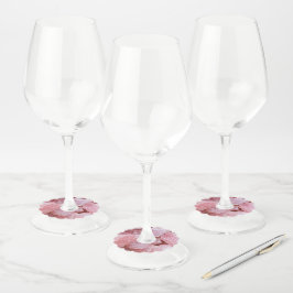 Etiqueta Para Taça De Vinho Marcas de Vidro de Vinho em Papel de Cristal de Qu