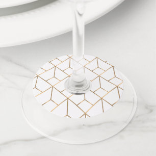 Etiqueta Para Taça De Vinho Ornamentos de luxo 4