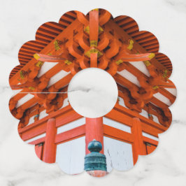 Etiqueta Para Taça De Vinho Pagoda perspectiva ascendente, Miyajima