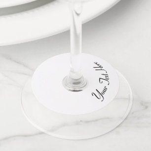 Etiqueta Para Taça De Vinho Personalize!