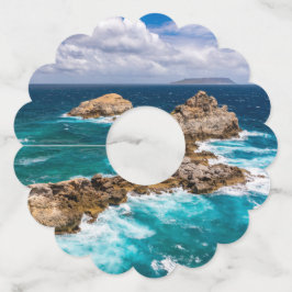 Etiqueta Para Taça De Vinho Ponta de Chateaux, Grande-Terre, Guadalupe #2