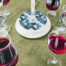 Etiqueta Para Taça De Vinho Retro mínimo