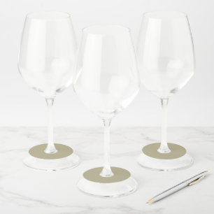 Etiqueta Para Taça De Vinho Sage Green