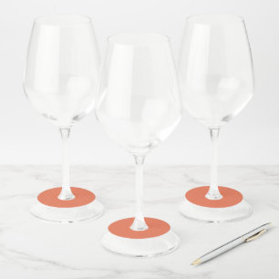 Etiqueta Para Taça De Vinho Siena Queimada
