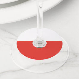 Etiqueta Para Taça De Vinho sinalizador Polônia