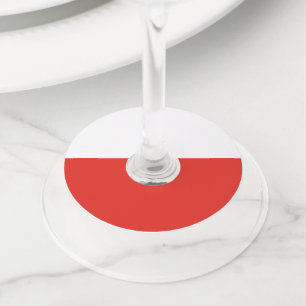 Etiqueta Para Taça De Vinho sinalizador Polônia