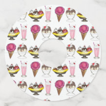 Sundae Social do sorvete Milkshake Banana Split