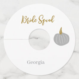 Etiqueta Para Taça De Vinho texto simples mínimo adicione o seu nome para chuv