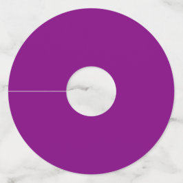 Etiqueta Para Taça De Vinho Verdadeiro Roxo