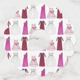 Etiqueta Para Taça De Vinho Vestidos de Noiva para Equipe da Noiva Festa de So