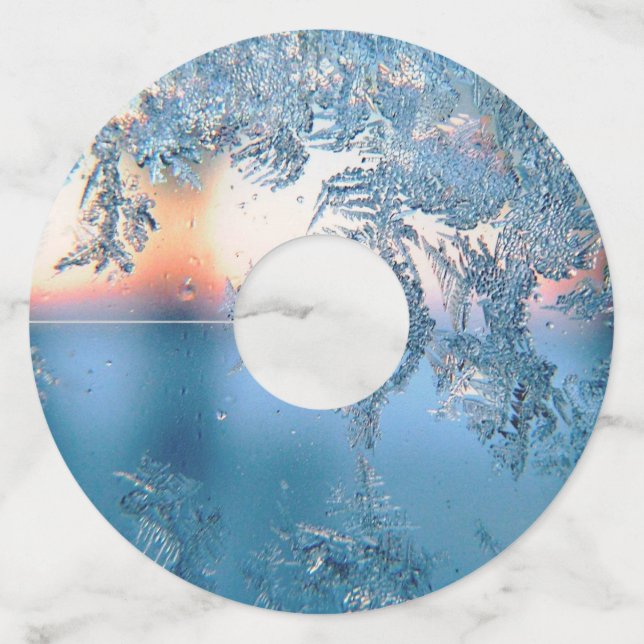 Etiqueta Para Taça De Vinho Vista de foscos (Frente)