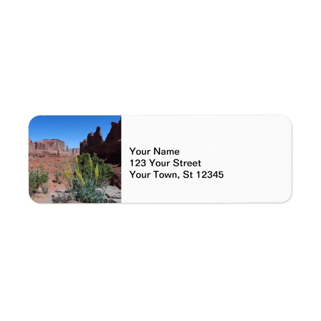 Etiqueta Park Avenue - Arches National Park (Frente)