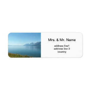 Etiqueta Parque Nacional Grand Teton