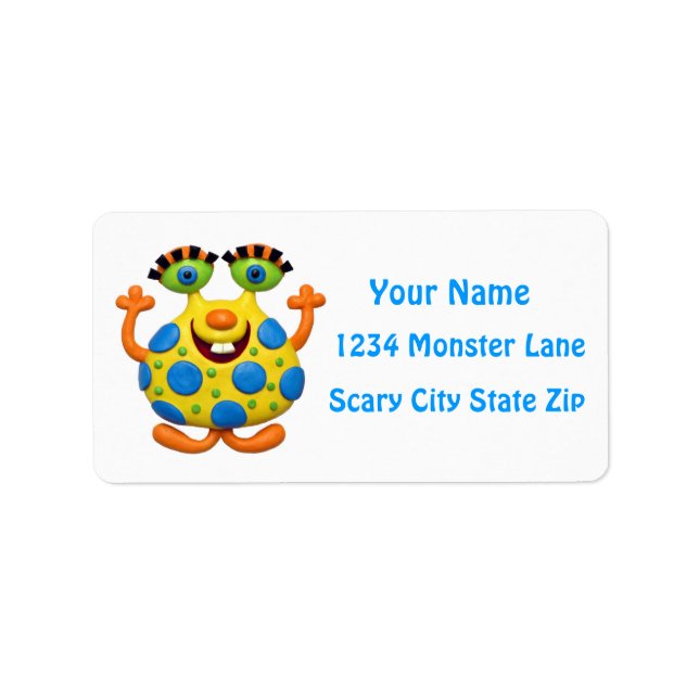 Etiqueta Partido Monstro (Frente)