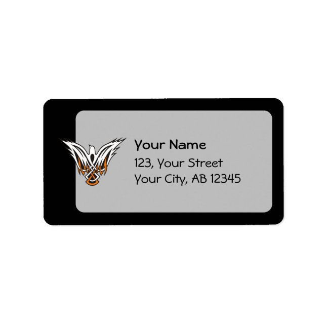 Etiqueta Pássaro Celta (Frente)