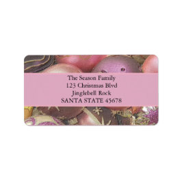 Etiqueta Pastel Ornaments Natal