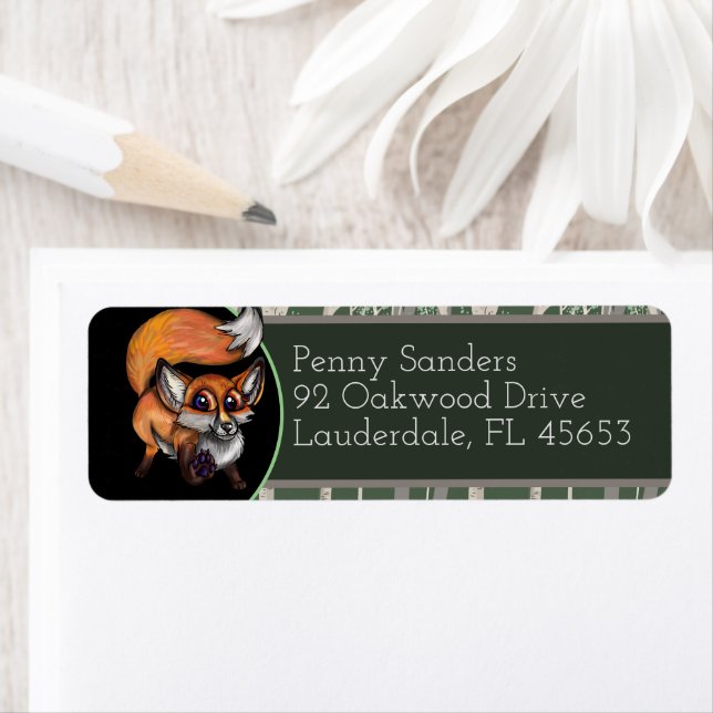 Etiqueta Pata de Raposa-Bebê (Insitu)