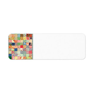 Etiqueta Patchwork QWL Quilly COLORFUL PATTERN BACKGROUP HO
