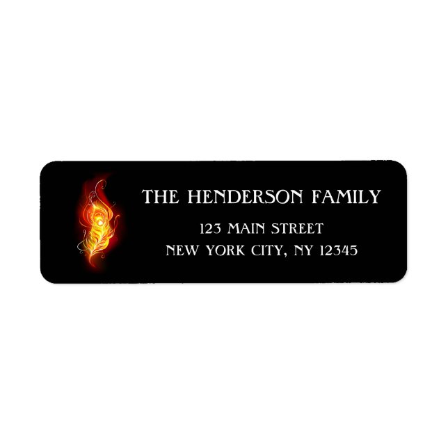 Etiqueta Patilha de Fogo (Frente)