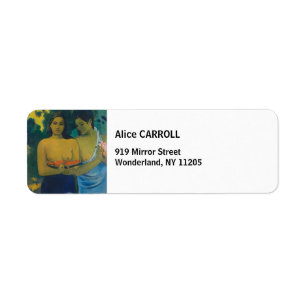 Etiqueta Paul Gauguin - Duas Mulheres Tahitianas