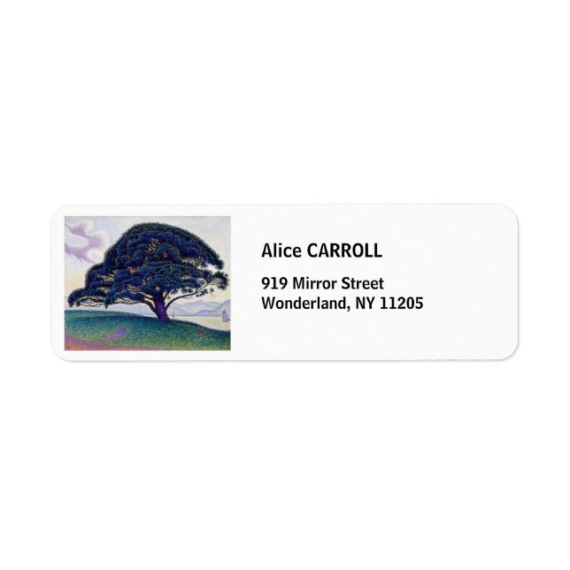 Etiqueta Paul Signac - O Pinho de Bonaventura (Frente)