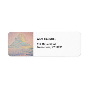 Etiqueta Paul Signac - Santo de montagem Michel Fog e Sun