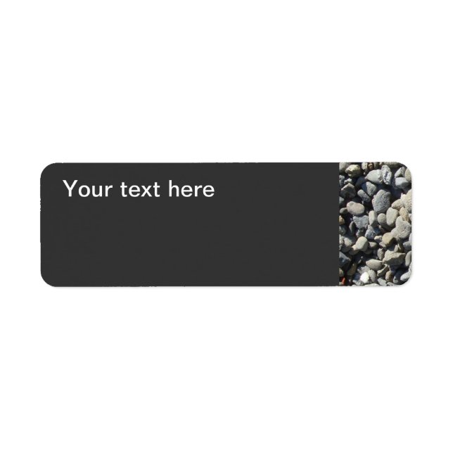 Etiqueta Pea Gravel Basalt (Frente)