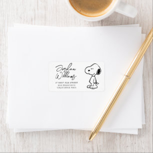 Etiqueta Peanuts Snoopy   CHÁ DE FRALDAS