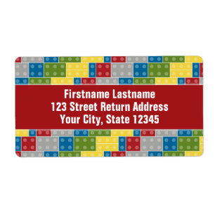 Etiqueta Peças coloridas com padrão de arte pop para rapaze