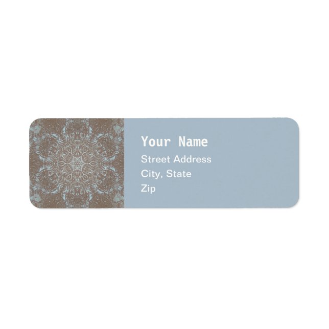 Etiqueta Pedra de Arte Natural e Areia (Frente)