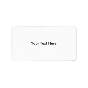 Etiqueta Pegajosos vazios Etiqueta-Personalizam