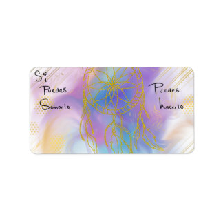 Etiqueta Pegatina puedes hacerlo