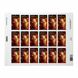 Etiqueta pegatinas de Navidad